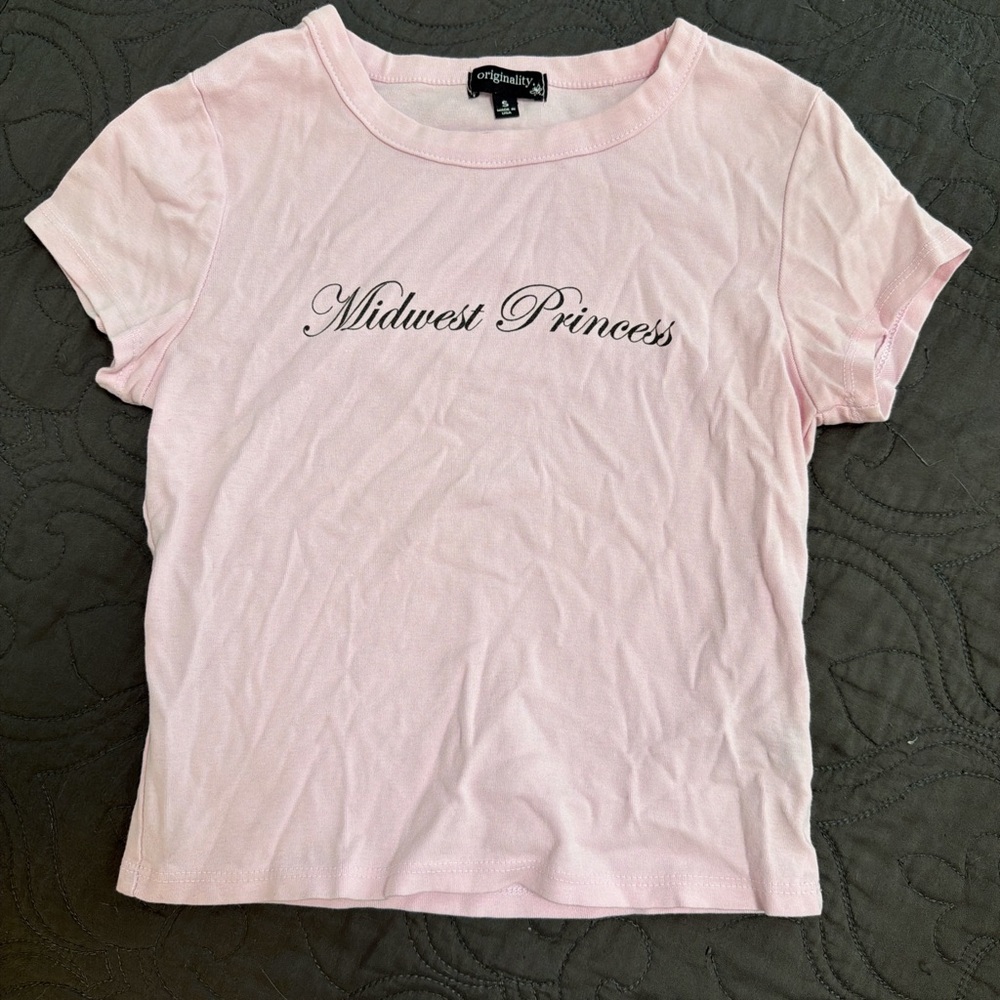 Pink 'Midwest Princess' Women's Baby Tee